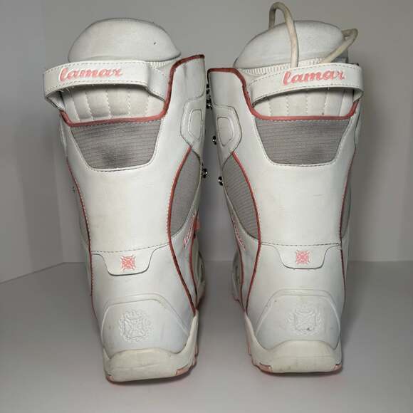 Lamar Women's Snowboard Boots White Pink Size 9 - Picture 4 of 8